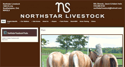 Desktop Screenshot of northstarlivestock.com
